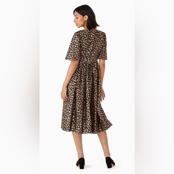 Kate Spade Outlet Graphic Leopard Midi Dress - Picture 3 of 7